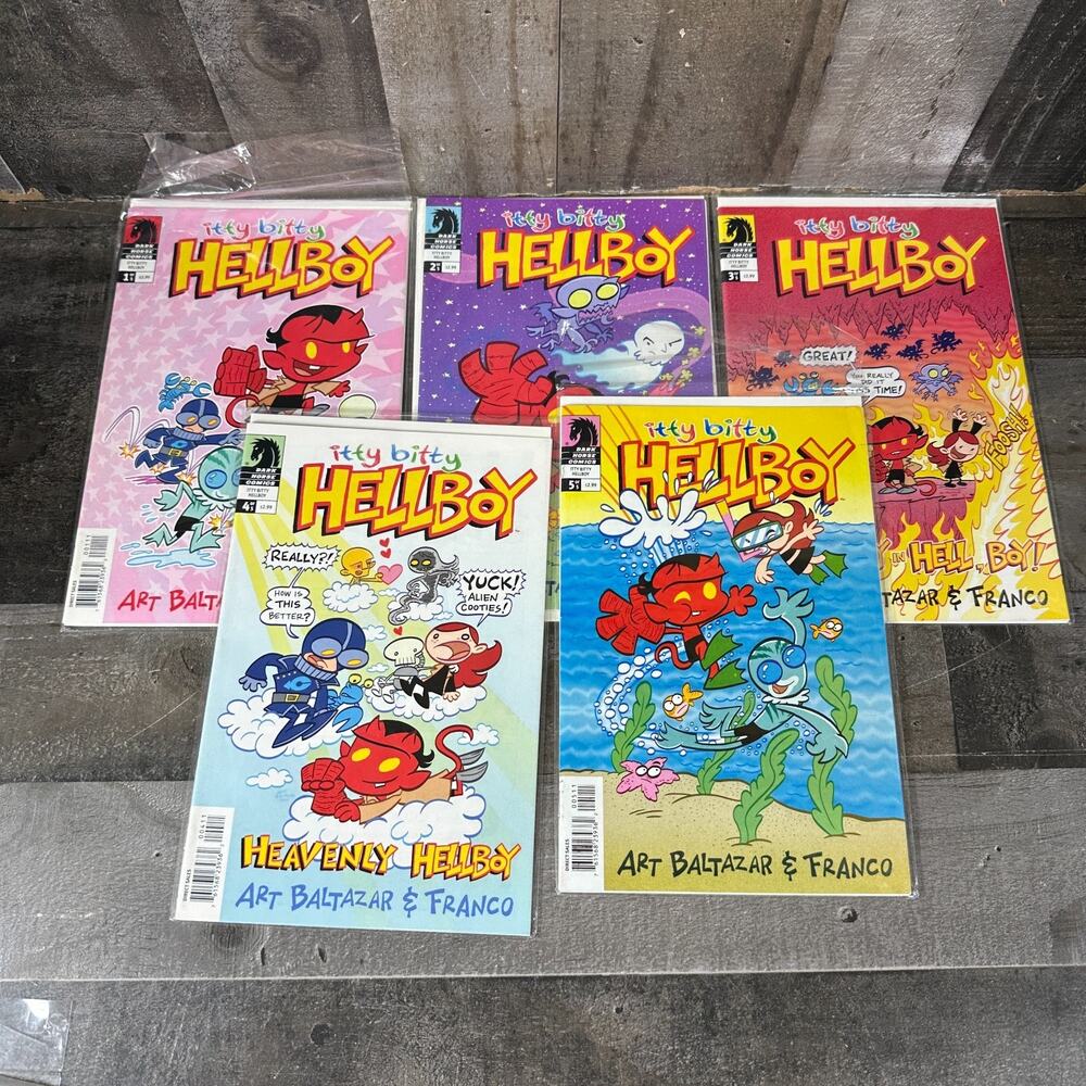 Itty Bitty Hellboy #1-5 Complete Series (Dark Horse Comics 2013)‎
